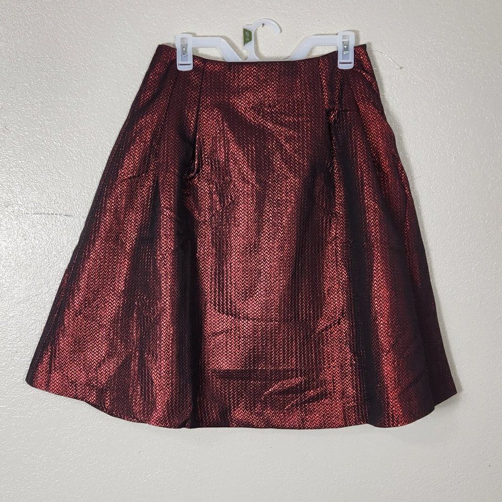 Lucy & Co. Skirt Size M NWT Red Black
